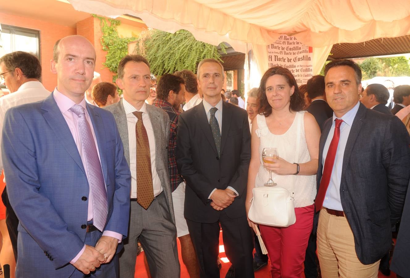 Miguel Ángel Pérez, Óscar Suañez, Ignacio Villalobos, Raquel Marcos y Pedro Zan, de Ibercaja.