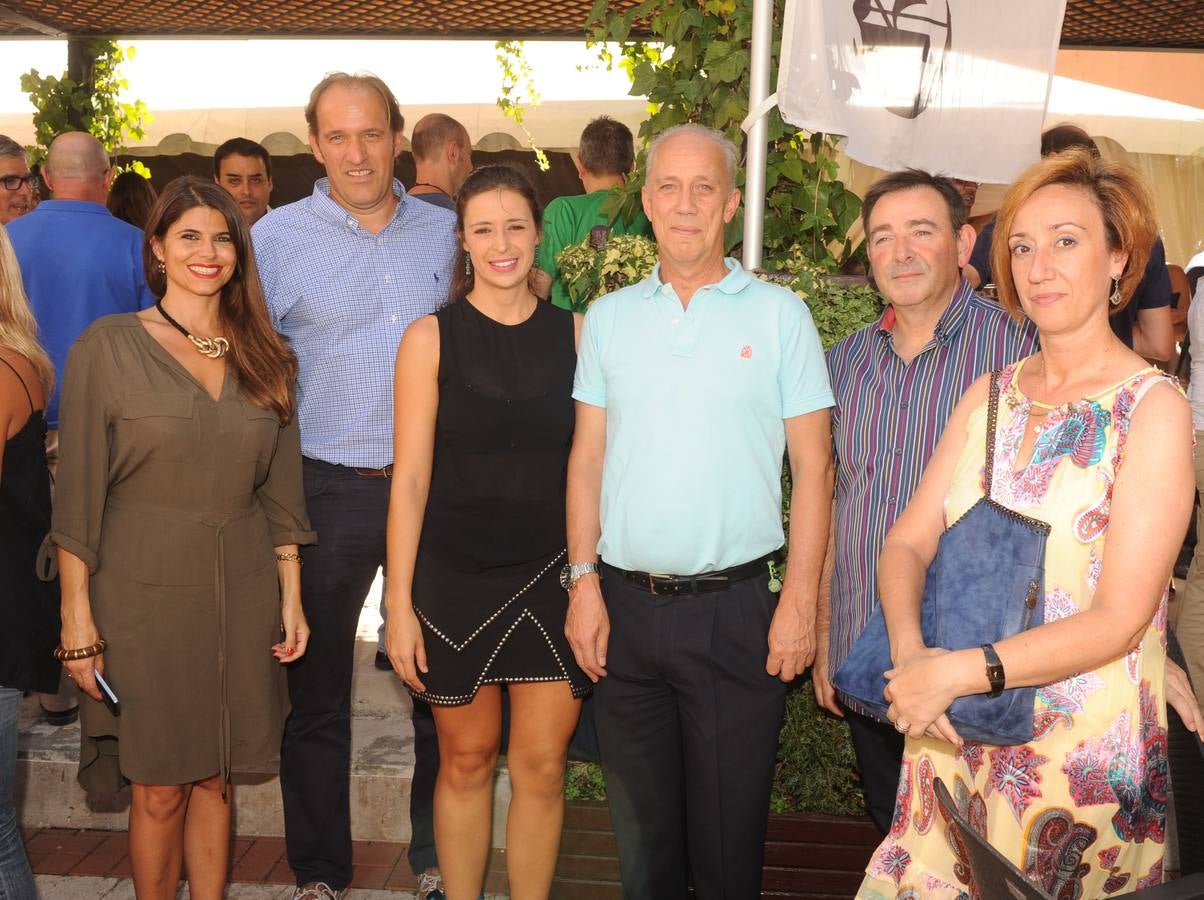 Elena García (El Norte), Alberto Piedra, de Skycyl, con María José Acosta, Vicente Muelas, Roberto Hernández y Olvido de Pedro, de Kyros Localización.
