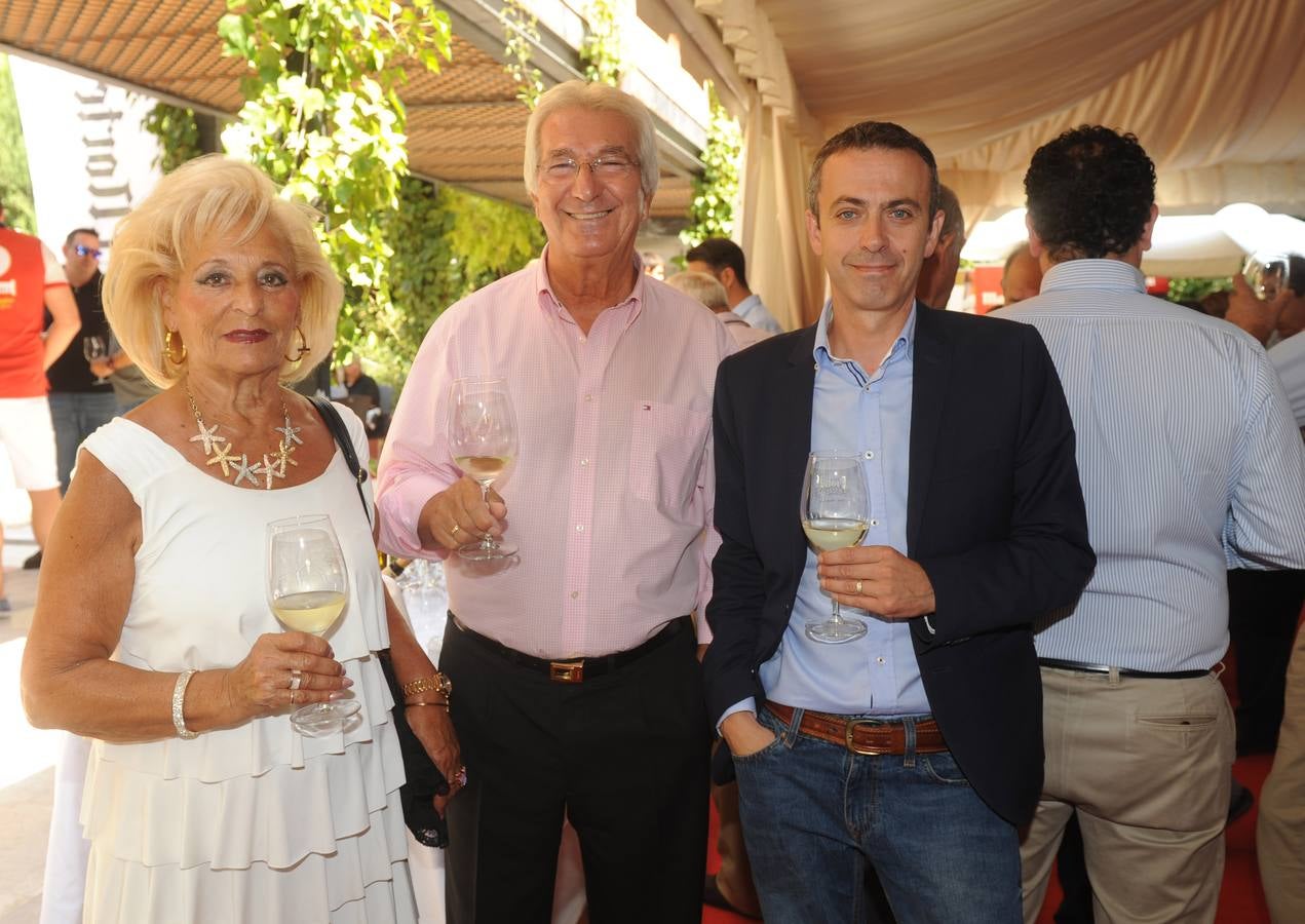 Pepi Martínez, Leoncio González (restaurante Txistu) y Francisco Quintero.