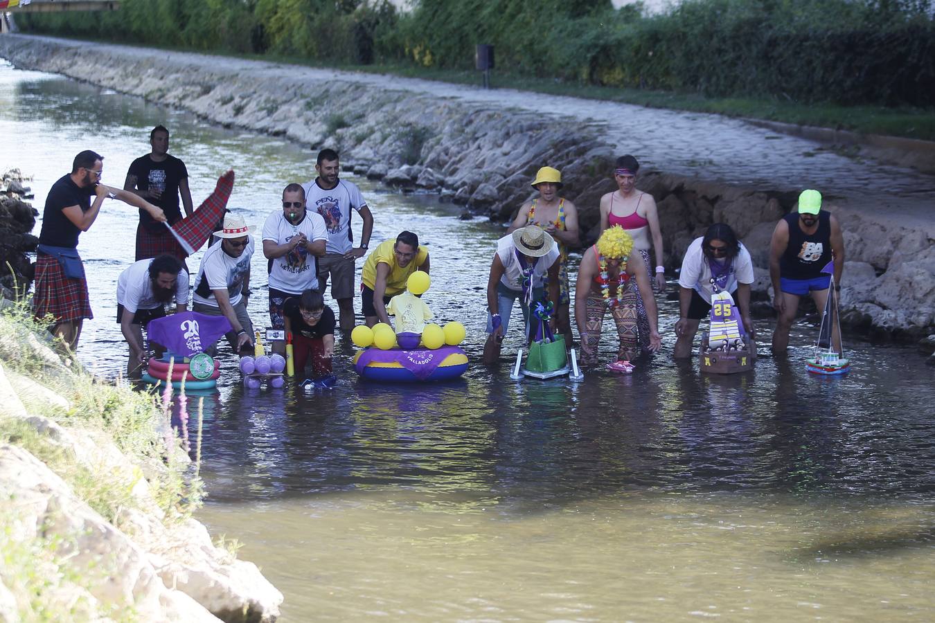 Descenso de embarcaciones por el Esgueva