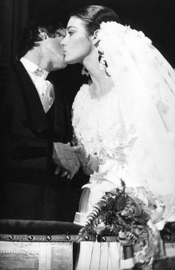 Una imagen de su boda con Marina Danko que se celebró en la iglesia de los Jerónimos de Madrid.