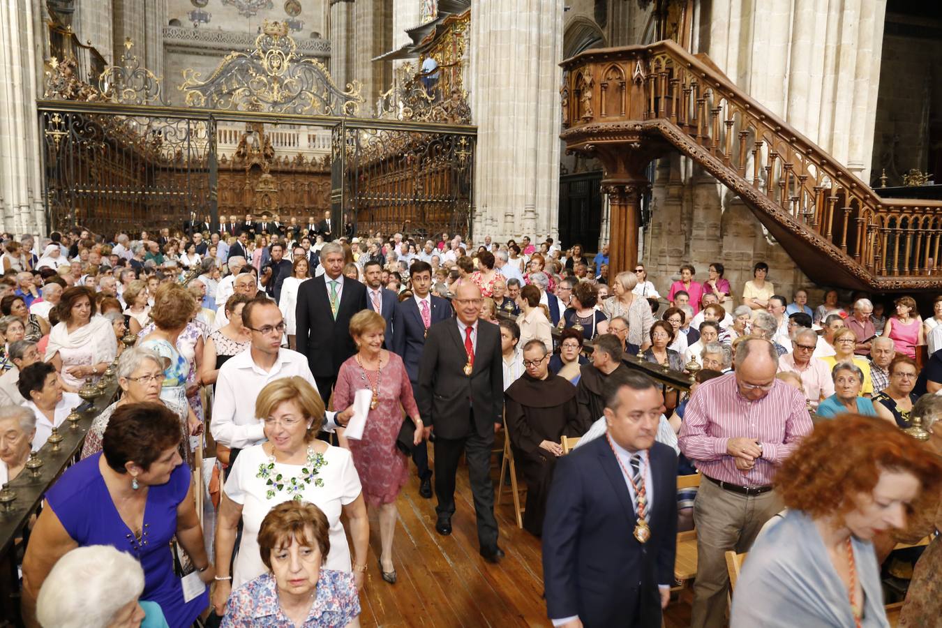 Misa y ofrenda a la Virgen de la Vega de Salamanca