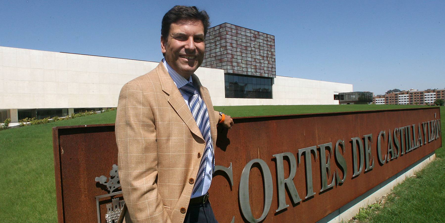 28.08.09 Carlos Fernández Carriedo, portavoz del grupo popular en las Cortes de Castilla y León.