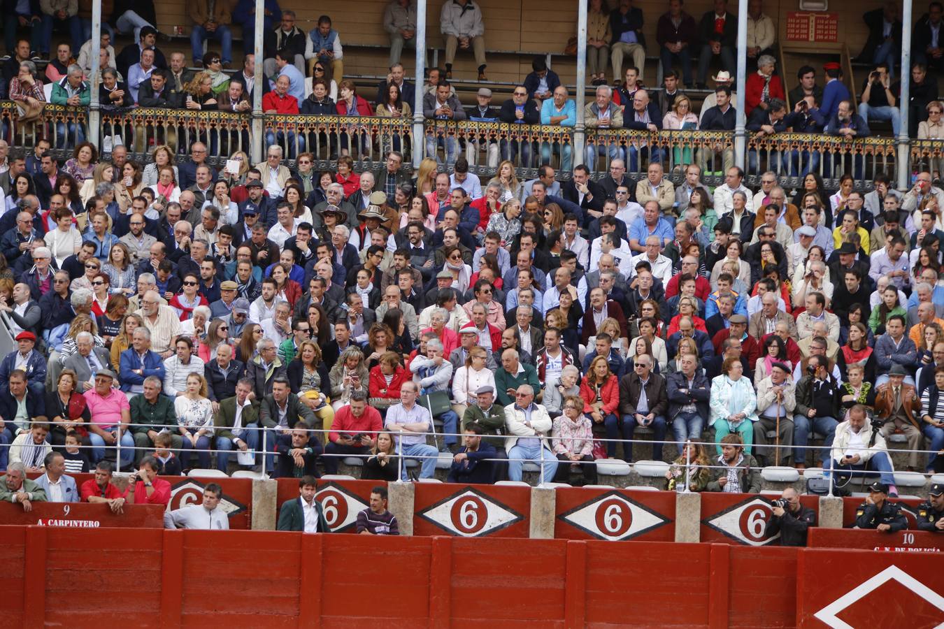 Morante de la Puebla, El Juli y Juan del Álamo, en la cuarta corrida de toros de la Feria de Salamanca