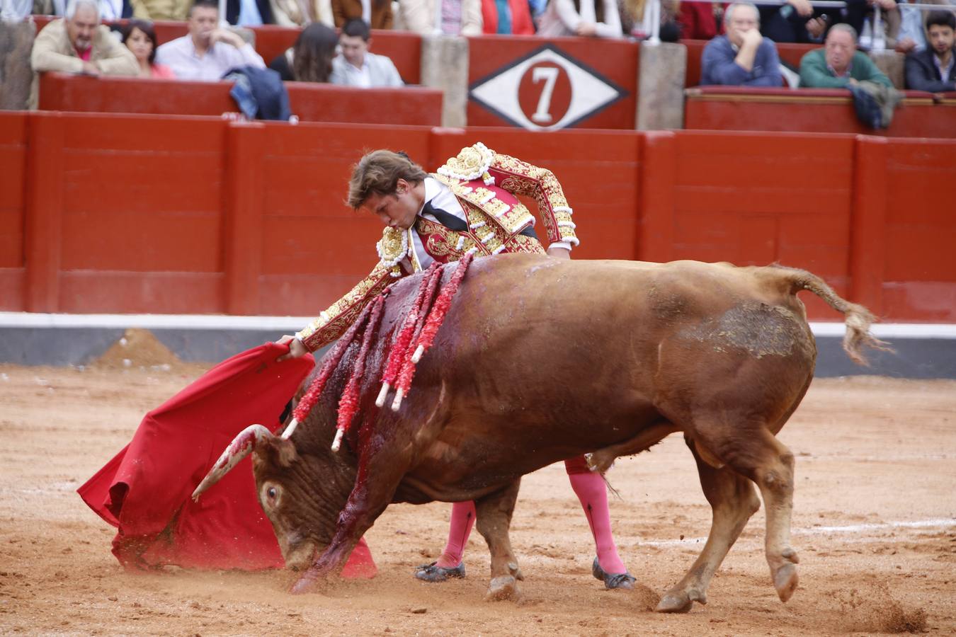 Morante de la Puebla, El Juli y Juan del Álamo, en la cuarta corrida de toros de la Feria de Salamanca