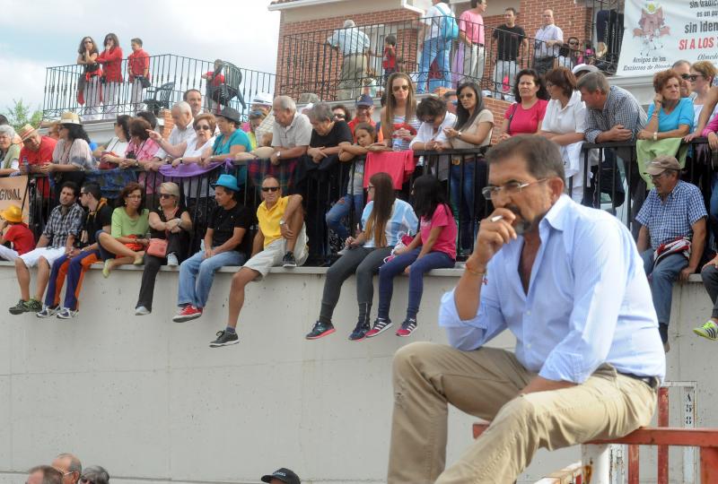 Encierro del viernes por la tarde en Olmedo