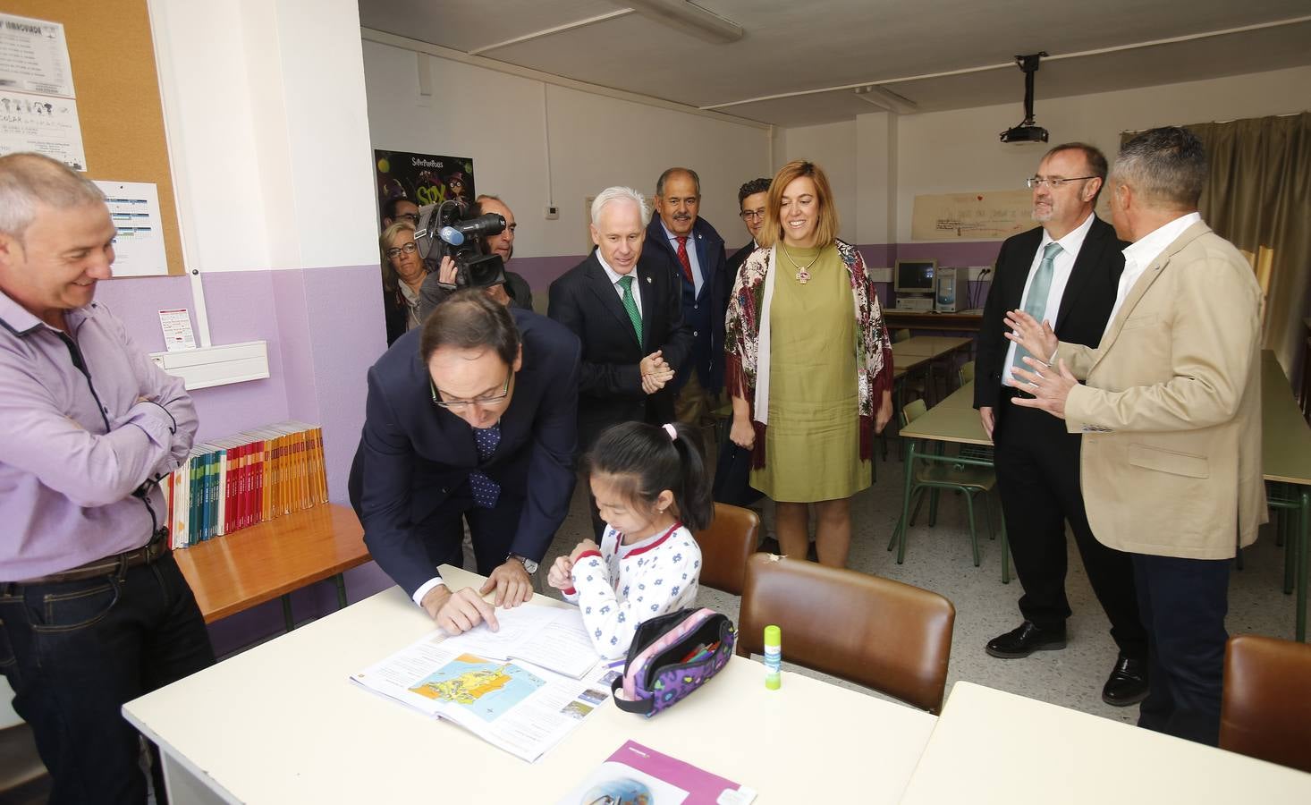 El consejero de Educación preside en Palencia los actos del 130 aniversario del colegio Jorge Manrique