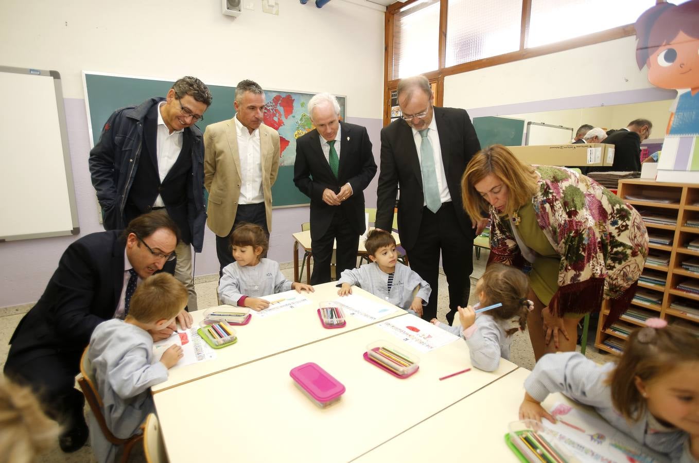 El consejero de Educación preside en Palencia los actos del 130 aniversario del colegio Jorge Manrique