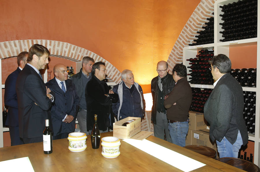 Fiesta de la vendimia en la bodega Dehesa de los Canónigos