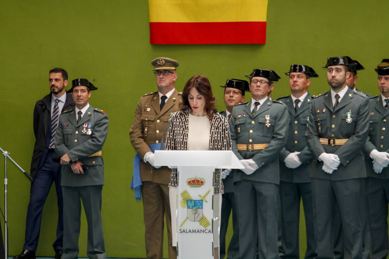 La Guardia Civil celebra la Virgen de El Pilar en Salamanca