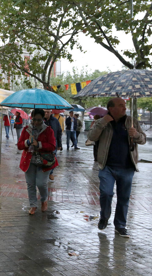 12 de Octubre pasado por agua en Valladolid