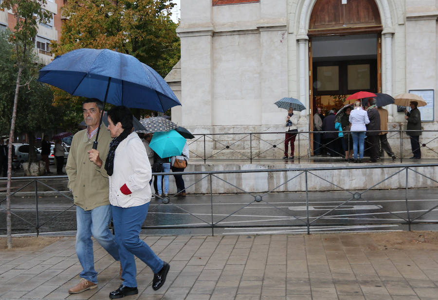 12 de Octubre pasado por agua en Valladolid