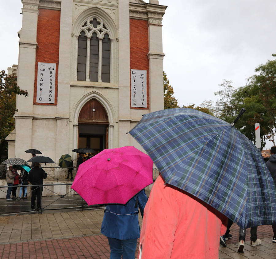 12 de Octubre pasado por agua en Valladolid