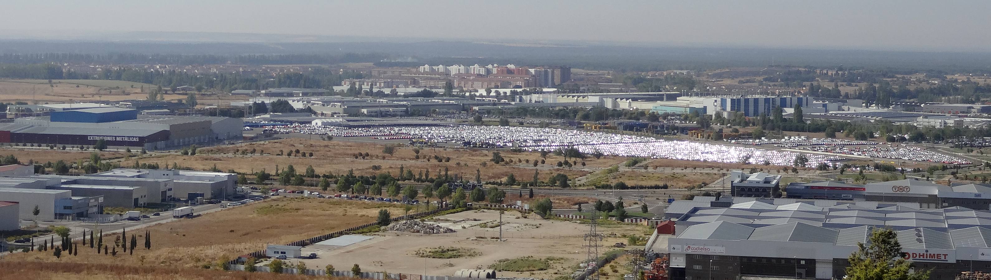 Mal estado de la carretera del cerro de San Cristóbal
