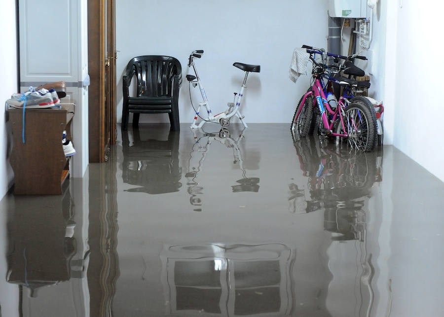 Inundaciones en los bajos de algunas viviendas de Medina del Campo