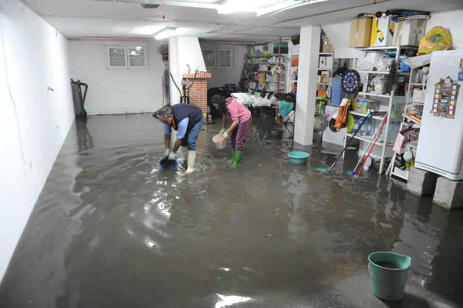 Inundaciones en los bajos de algunas viviendas de Medina del Campo