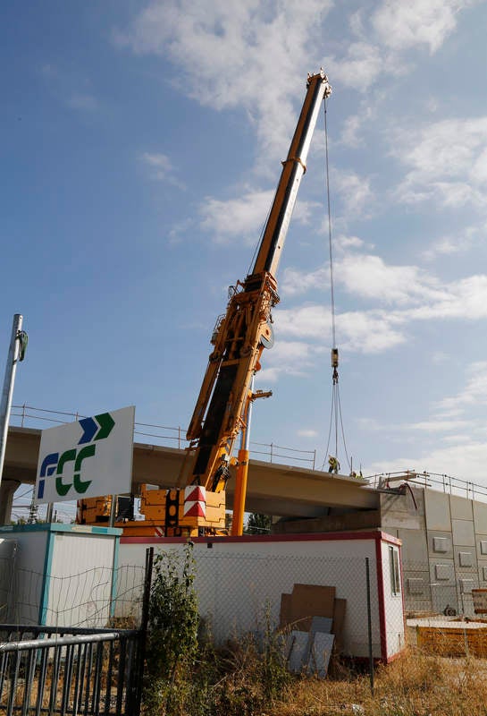 Obras de la pasarela de Los Tres Pasos en Palencia