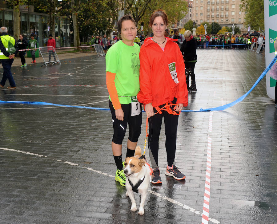 Asistentes a la Marcha Contra el Cáncer de Valladolid