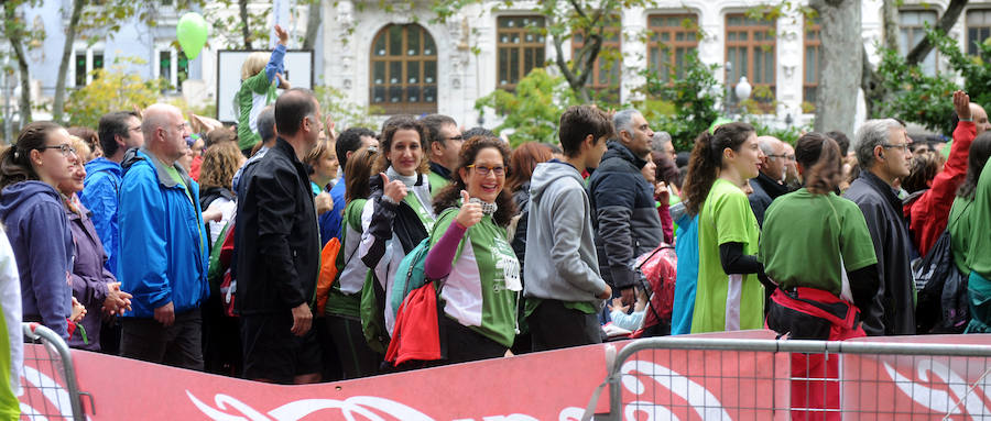 El trabajo de la Asociación Contra el Cáncer en la marcha de Valladolid