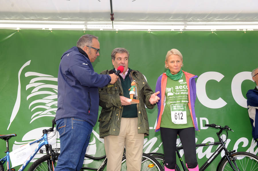 El trabajo de la Asociación Contra el Cáncer en la marcha de Valladolid