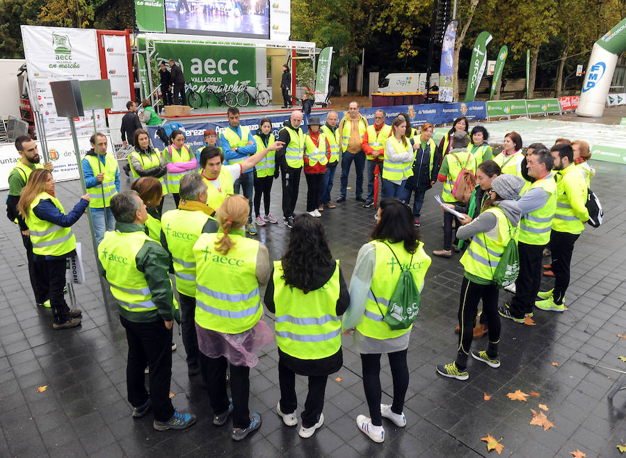 El trabajo de la Asociación Contra el Cáncer en la marcha de Valladolid