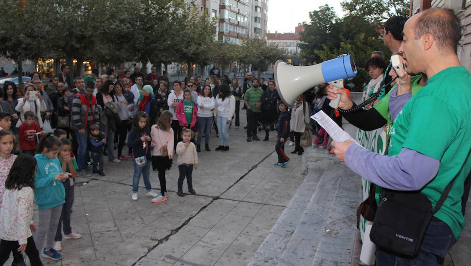 Manifestación contra la reforma de la educación en Palencia