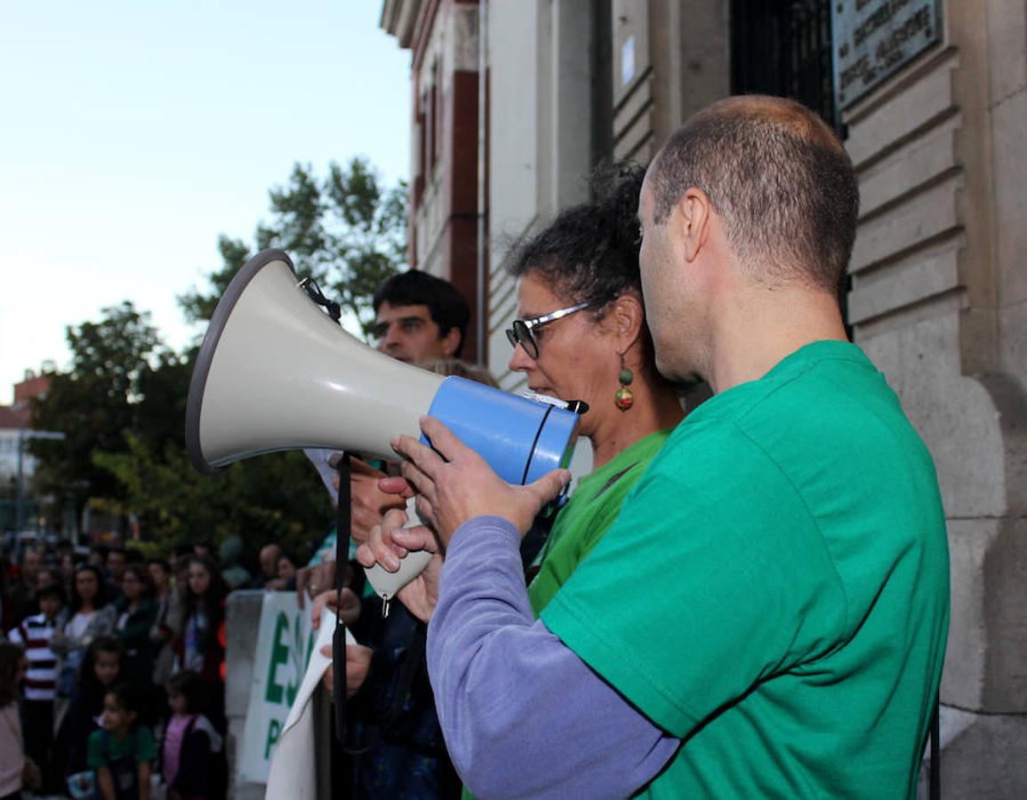 Manifestación contra la reforma de la educación en Palencia