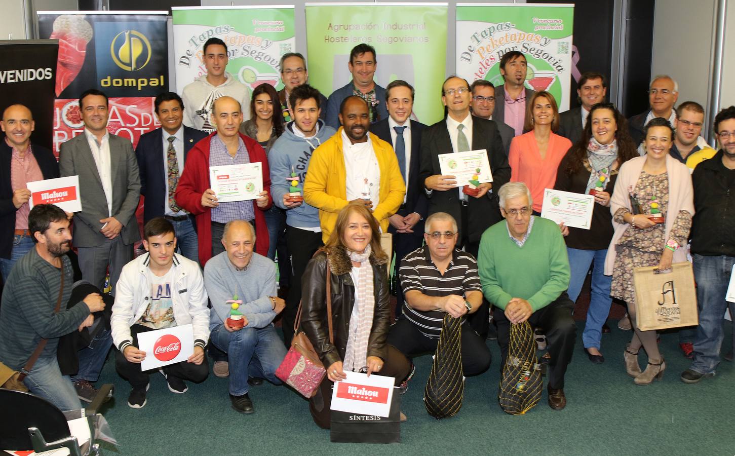 Entrega de premios del V Concurso Provincial de Tapas y Cócteles de Segovia