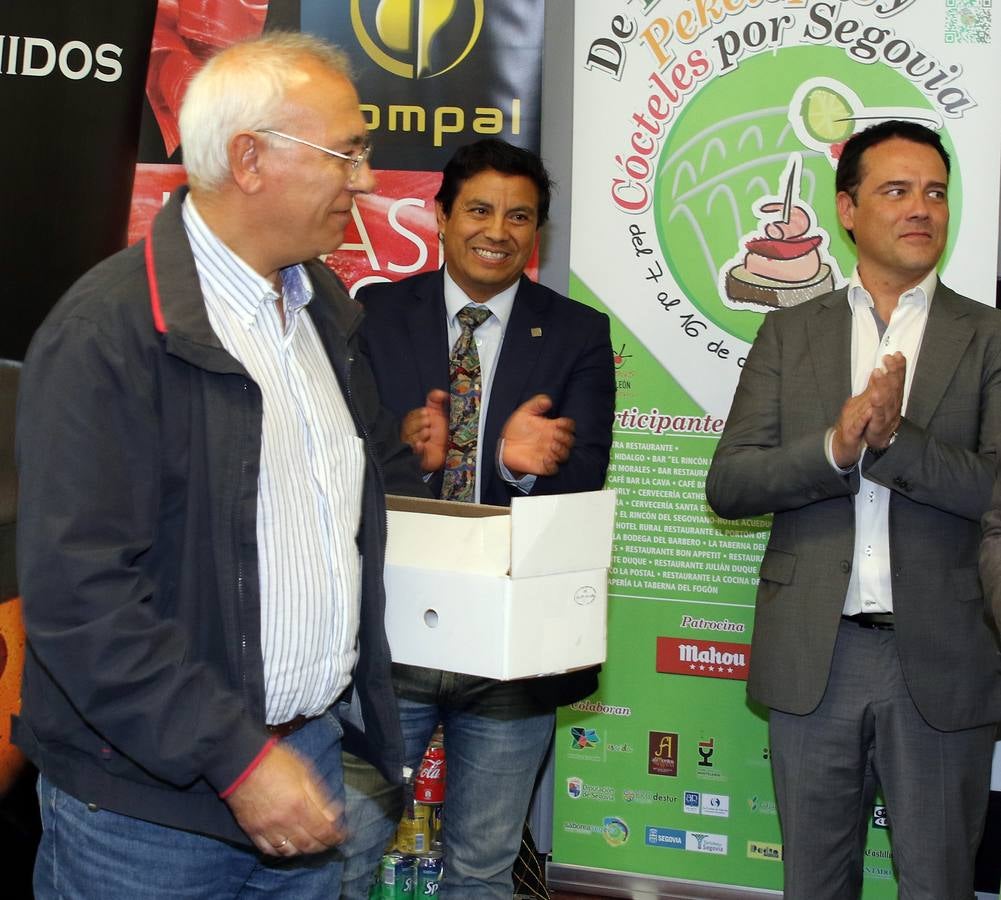 Entrega de premios del V Concurso Provincial de Tapas y Cócteles de Segovia