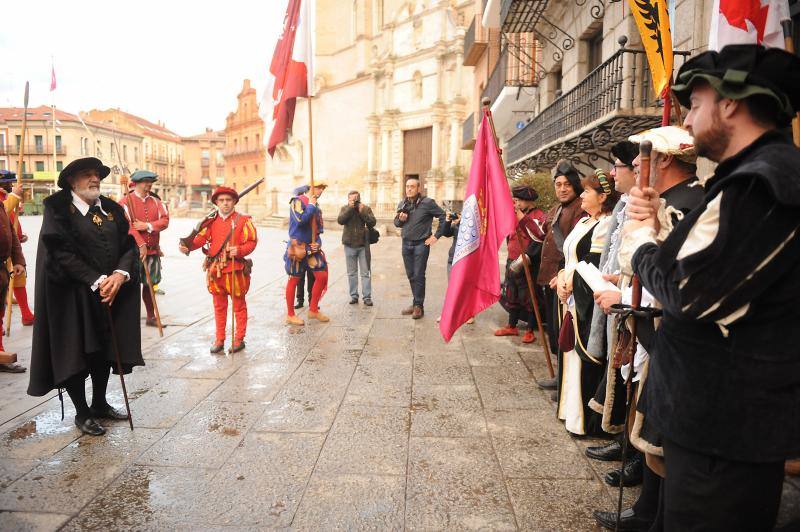 Carlos V, recibido y agasajado por Rodrigo de Dueñas en Medina del Campo
