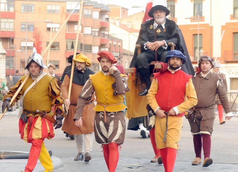 Carlos V, recibido y agasajado por Rodrigo de Dueñas en Medina del Campo