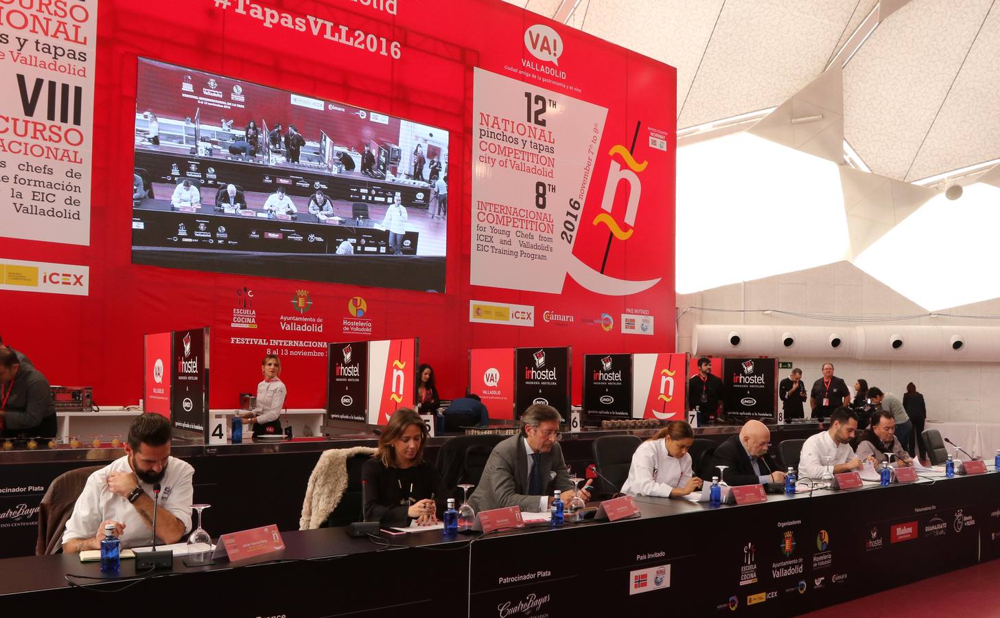 Primera jornada en el XII Concurso Nacional de Pinchos y Tapas Ciudad de Valladolid