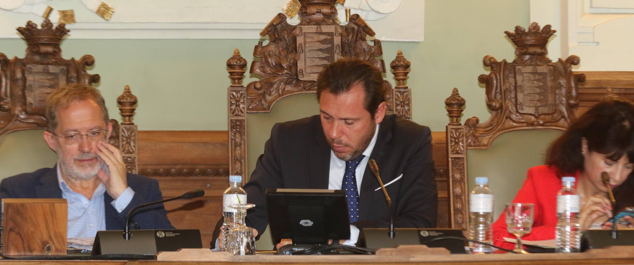 Pleno en el Ayuntamiento de Valladolid