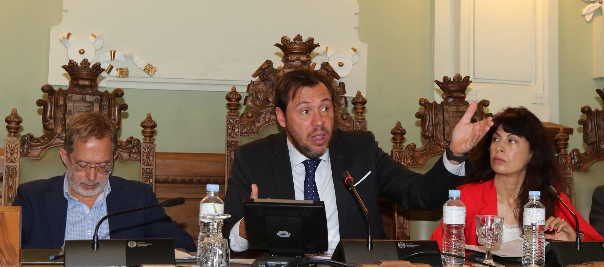 Pleno en el Ayuntamiento de Valladolid