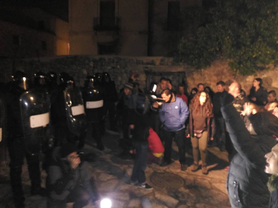 Celebración del Toro Júbilo en Medinaceli con la protesta de los antitaurinos