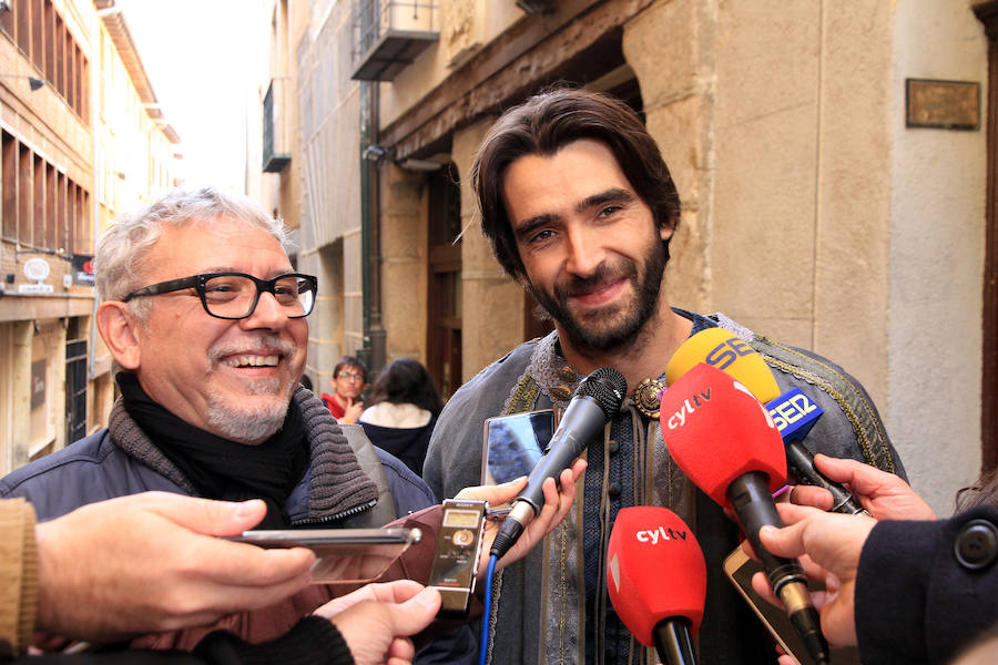Rodaje de &#039;La Catedral del Mar&#039; en Segovia con Aitor Luna (2/2)