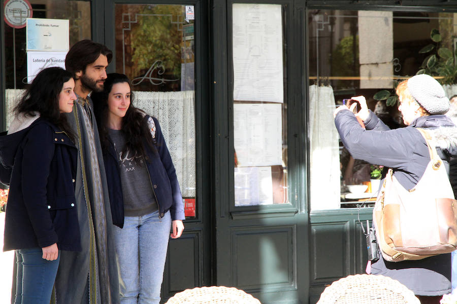 Rodaje de &#039;La Catedral del Mar&#039; en Segovia con Aitor Luna (2/2)