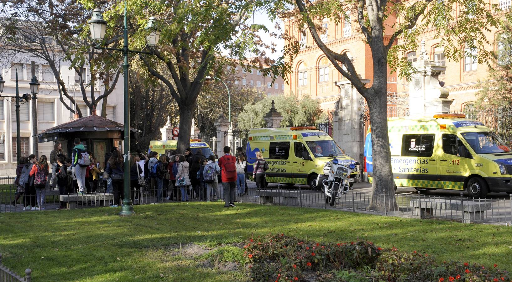 Desalojan el instituto Zorrilla de Valladolid por un gas tóxico