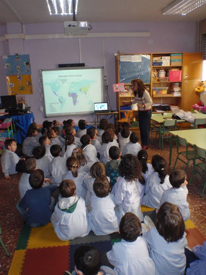 Carrera solidaria en el colegio Padre Claret de Palencia