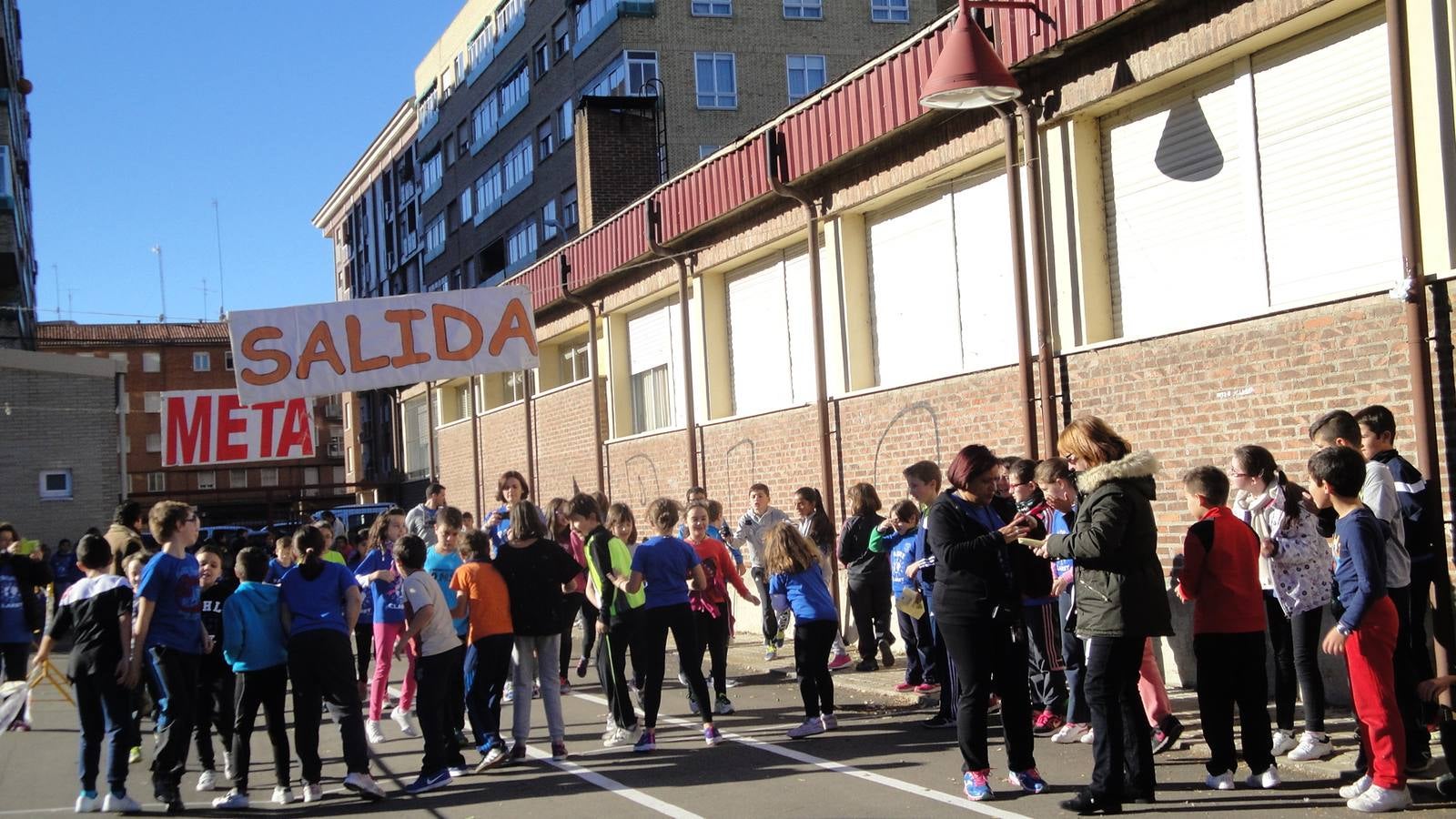 Carrera solidaria en el colegio Padre Claret de Palencia