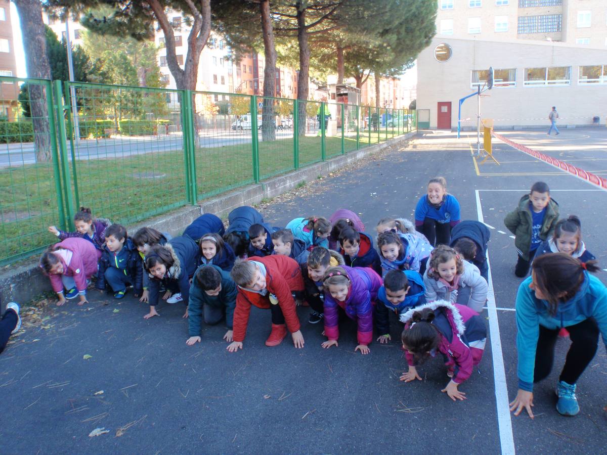 Carrera solidaria en el colegio Padre Claret de Palencia