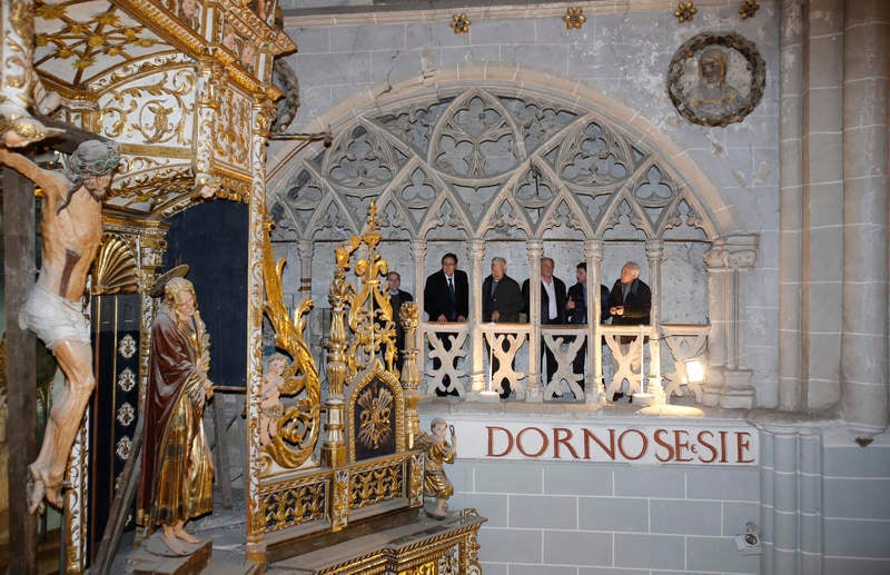 Visita al taller de la Catedral de Palencia