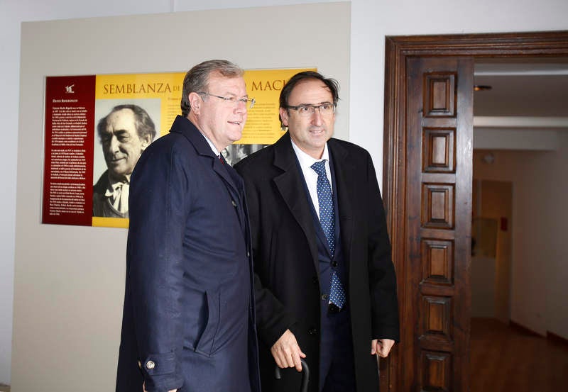 El alcalde de León visita Palencia