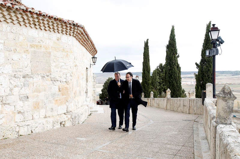 El alcalde de León visita Palencia