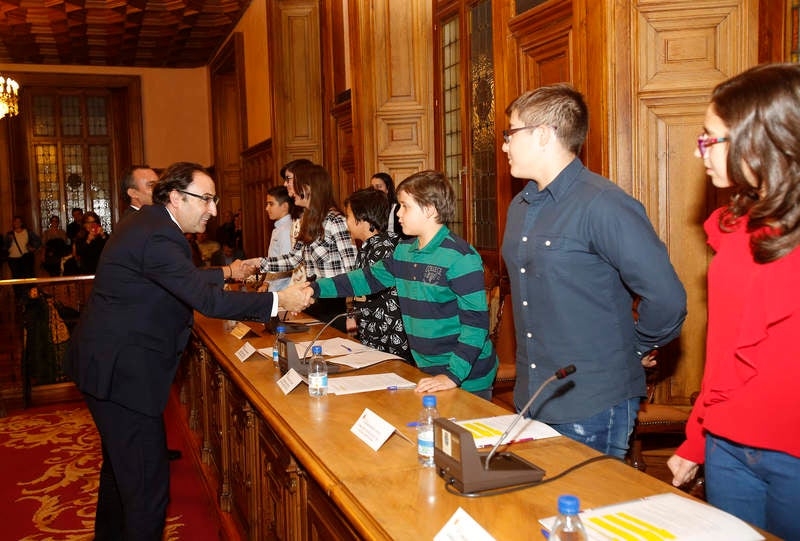 Pleno infantil en el Ayuntamiento de Palencia