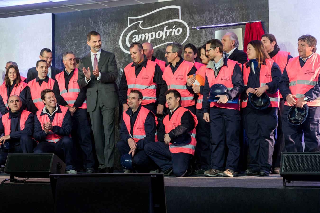 El Rey Felipe VI visita la nueva factoría de Campofrío en Burgos