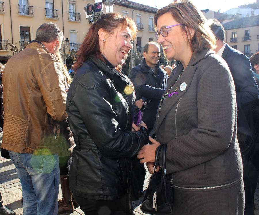 Manifesto en la Plaza Mayor. 