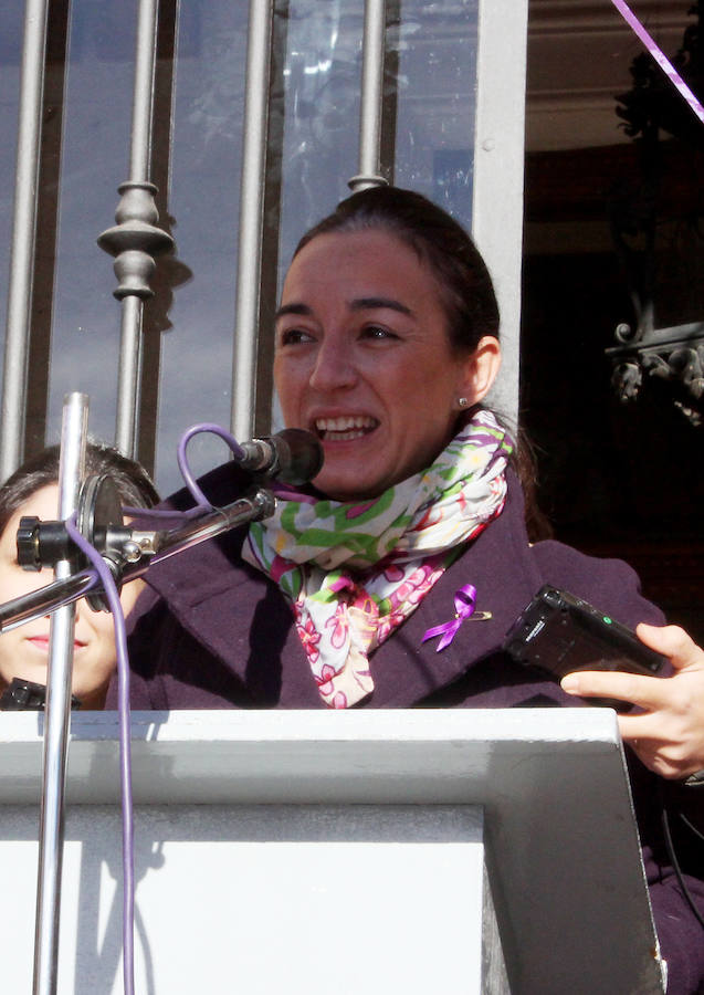 Manifesto en la Plaza Mayor. 