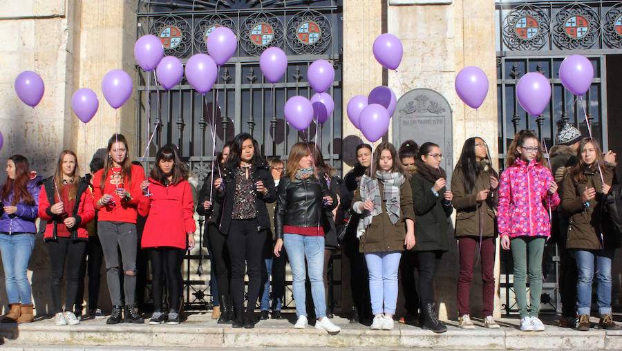 Manifesto en la Plaza Mayor. 