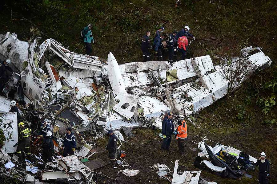 Las imágenes del accidente